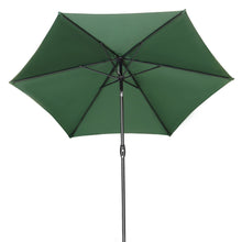 Load image into Gallery viewer, 9FT Patio Umbrella Outdoor Table Umbrella,Market Umbrella with Push Button Tilt and Crank for Garden, Lawn, Deck, Backyard & Pool