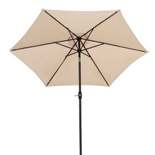 Load image into Gallery viewer, 9FT Patio Umbrella Outdoor Table Umbrella,Market Umbrella with Push Button Tilt and Crank for Garden, Lawn, Deck, Backyard & Pool