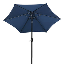 Load image into Gallery viewer, 9FT Patio Umbrella Outdoor Table Umbrella,Market Umbrella with Push Button Tilt and Crank for Garden, Lawn, Deck, Backyard & Pool