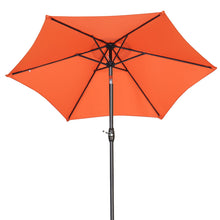 Load image into Gallery viewer, 9FT Patio Umbrella Outdoor Table Umbrella,Market Umbrella with Push Button Tilt and Crank for Garden, Lawn, Deck, Backyard & Pool