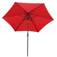 Load image into Gallery viewer, 9FT Patio Umbrella Outdoor Table Umbrella,Market Umbrella with Push Button Tilt and Crank for Garden, Lawn, Deck, Backyard & Pool