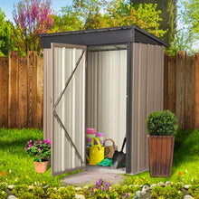Load image into Gallery viewer, 5 ft. x 3 ft. Metal Lean-To Tool Shed (Part number: 5A-GS011)