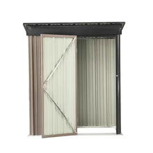 Load image into Gallery viewer, 5 ft. x 3 ft. Metal Lean-To Tool Shed (Part number: 5A-GS011)