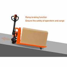 Load image into Gallery viewer, Full Electric Lithium Battery Pallet Jack 3300 lbs Cap. 48" x 27" Fork