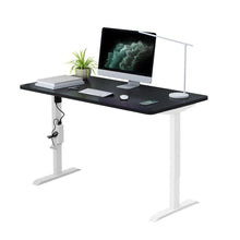 Load image into Gallery viewer, Stand up Desk Frame Single Motor Height Adjustable Sit Stand Standing Desk Base Workstation Black