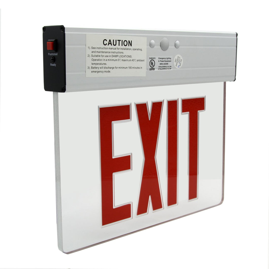 LED Exit Sign Emergency Wall Light