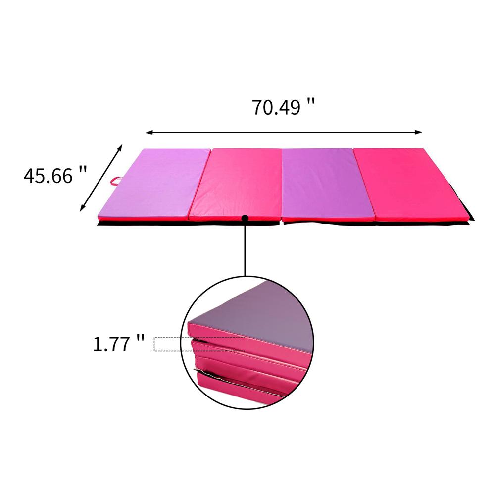 PU Leather Gymnastics Folding Mat