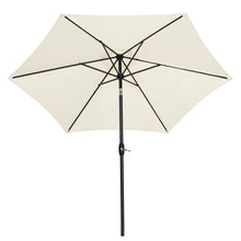 Load image into Gallery viewer, 9FT Patio Umbrella Outdoor Table Umbrella,Market Umbrella with Push Button Tilt and Crank for Garden, Lawn, Deck, Backyard &amp; Pool
