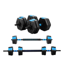 Load image into Gallery viewer, Exercise Dumbbells Sets Adjustable Weight 33 / 44 / 66LBS Strength Training Barbell Exercise Dumbbells for Home &amp; Office Gym
